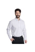 CAMISA HOMBRE CUELLO SEMI ITALIANO BOLSILLO PECHO CUADRO CLÁSICO
