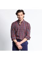 Camisa Manga Larga Trevira Cuadros Regular Fit