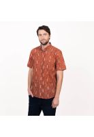 Camisa M/C Estampada Slim Fit