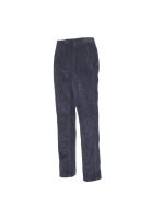 Pantalón Cotelé Con Pinzas Negro