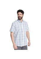 CAMISA HOMBRE MANGA CORTA FANTASÍA CLÁSICA CUELLO SEMI ITALIANO