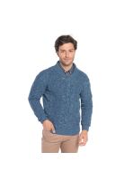Sweater Cuello Cruzado Hombre