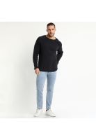 Sweater Cuello Redondo Gris Medio