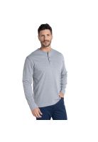 POLERA MANGA LARGA JERSEY BOTONES