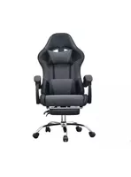 Silla Gamer Escritorio Ergonomica Y Reclinable Color Negro