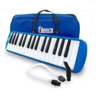 Melódica 37 Teclas Azul Con Estuche Fussen