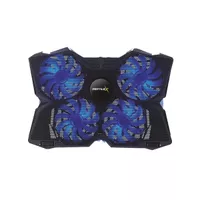 Ventilador Notebook Gamer Reptilex De 4 Aspas Pro Rx0026 Con Luz