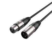 Cable De Audio XLR Macho Hembra de 6 Mts UL-MIC-X2006