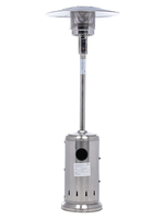 Estufa Calefactor Exterior Silver Pro Acero Inoxidable Relan