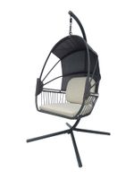 Silla Colgante Bali para Terraza con Base y Cojines