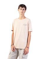 Polera Manga Corta Kano Likan 100% Algodón Orgánico Beige