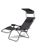 Reposera Zero Gravity Relan Zen Canopy con Techo Plegable