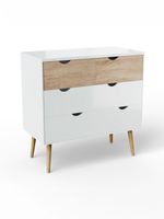 Cómoda Velador Top Living Aloe Cajonera Nórdica