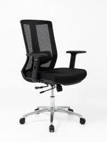 Silla de Escritorio Ajustable Ergonomus Sendai Cromada