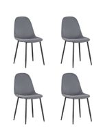 Set x4 Sillas de Comedor Eames Top Living Ralina Terciopelo