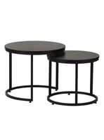 Set 2 Mesas de Centro Core Relan Redondas Encastrables