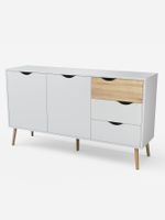 Aparador Buffet Top Living Bergen con Puertas y Cajones