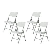 Set de 4 Sillas Plegables Kano Para Camping Jardín Eventos