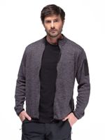 Chaqueta Polar Tejido Hombre Kano Notro Negro con Bolsillos