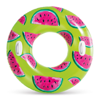 Flotador Inflable Redondo Intex con Sujetadores 107 Cm Sandía