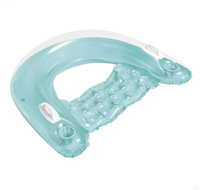 Asiento Flotante Inflable Sujetador 152x99 Cm Azul