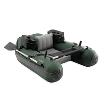 Bote inflable Intex Big Catch Protm Fishing Tube Set Capacidad 140 Kg + Remos + Inflador