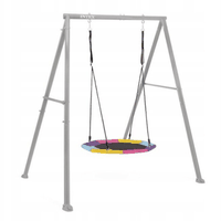 Set Columpio Nido Octogonal Intex Saucer Swing Set Gris