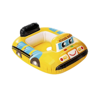 Flotador Inflable Bebé Intex Bus Escolar Capacidad 15 Kg Kiddie Float
