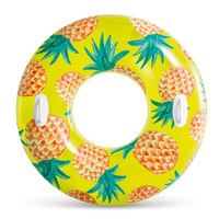 Flotador Inflable Redondo Intex con Sujetadores 107 Cm Piña