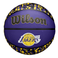 Balón Basketball Wilson NBA Team Graffiti Los Angeles Lakers Tamaño 7