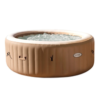 Spa Hot Tub Inflable Intex Bubble Massa 4 Personas