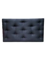 Respaldo 1.5 plazas Negro Lino Muebles Rimar