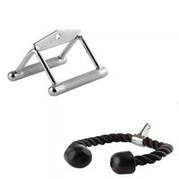 Cuerda Triceps Tomada Remo Pack Accesorios Polea