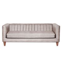 SOFA SORRENTO 3C CUERO KENTUCKY GRIS