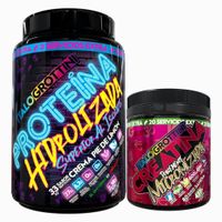 PROTEINA HIDROLIZADA 2,3LB CREMA PIE DE LIMON + CREATINA 440 GR SANDIA