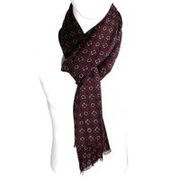 Bufanda de lana PH008 burdeos