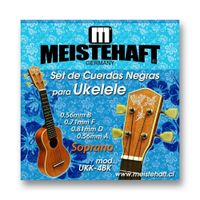 SET DE CUERDAS PARA UKELELE NEGRAS MEISTEHAFT