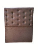 Respaldo 1.5 Plazas a Piso Botone Gris Jaspiado Cavancha Oscuro