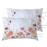 PACK 2 FUNDAS ALMOHADA FLORCITAS BAMBI 50X70