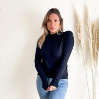 Sweater cuello medio Melisa colores