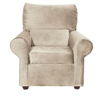 Sillon Beron 1c Felpa Beige 95 x 90 x 100