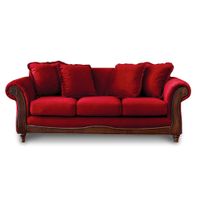 SOFA  RIMINI 3C TELA VELVET BURDEO