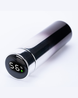 Termo Inteligente Vaso Digital Táctil Taza Led Smart Cup Plata Negro