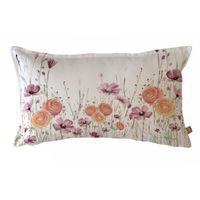 FUNDA COJÍN ALGODÓN RANÚNCULOS 50X30
