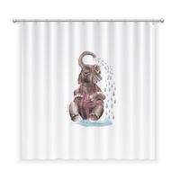 CORTINA DE BAÑO ALGODÓN ELEFANTA