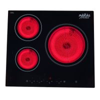 Encimera de inducción 3 quemadores CEI03