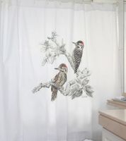 CORTINA BAÑO ALGODÓN ENCANTO CARPINTERITOS