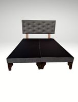 Base Div 2P + Respaldo Botoné Cavancha Claro Lino