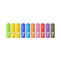 Xiaomi Pilas Alcalinas Desechables AAA Arcoiris