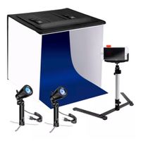 Set Estudio Fotográfico Profesional Portátil Con Accesorios+